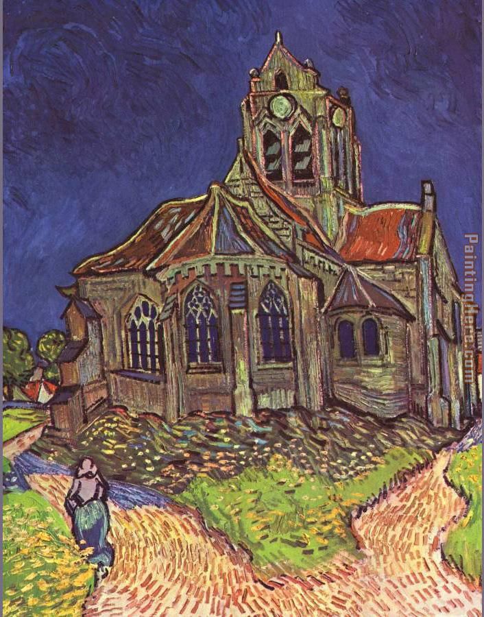 The Church of Auvers painting - Vincent van Gogh The Church of Auvers art painting